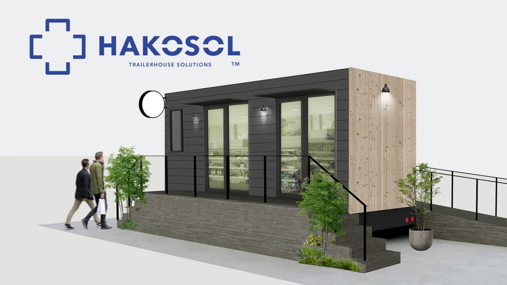 画像：移動型出店ソリューション「HAKOSOL（ハコソル）」