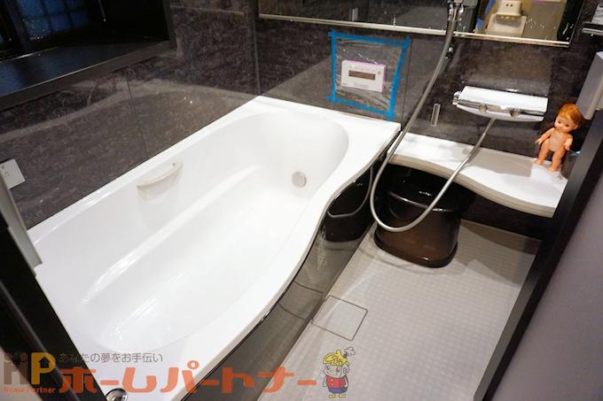 マンション　大阪市天王寺区 Ｕ様邸　システムバスルームリノビオＶシリーズ　Ｋタイプ１６１６サイズ浴室リフォームの施工例　